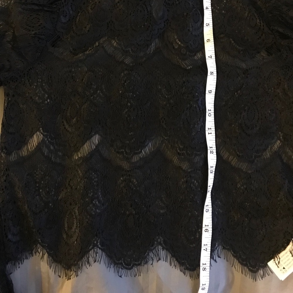 Forever 21 | Long Sleeve Lace Sexy C-Thru Blouse - Picture 6 of 7